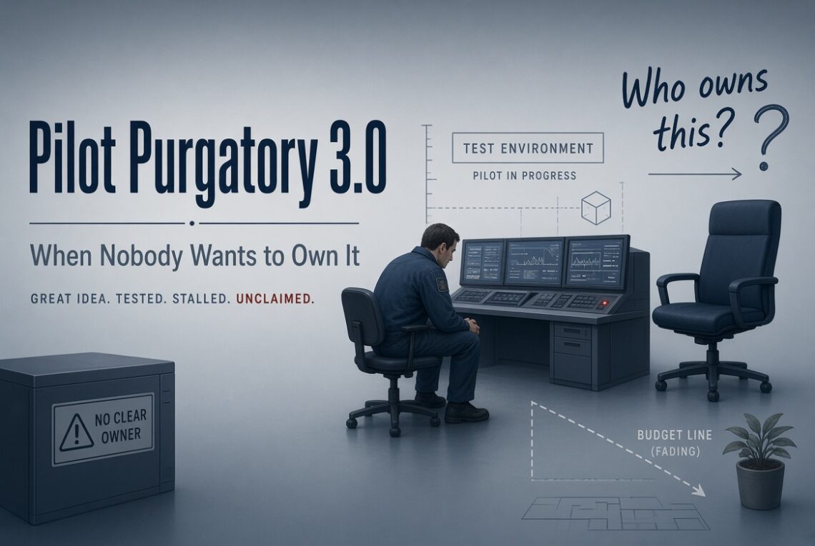 Pilot Purgatory 3.0: When the Pilot Never Ends Because Nobody Wants to Own It